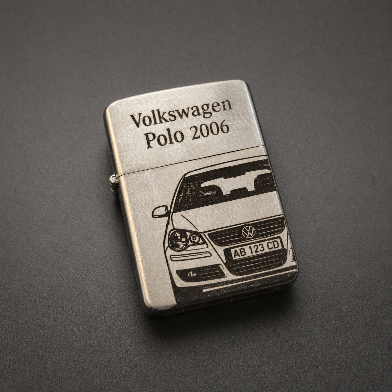 Accendino inciso con Volkswagen Polo 2006